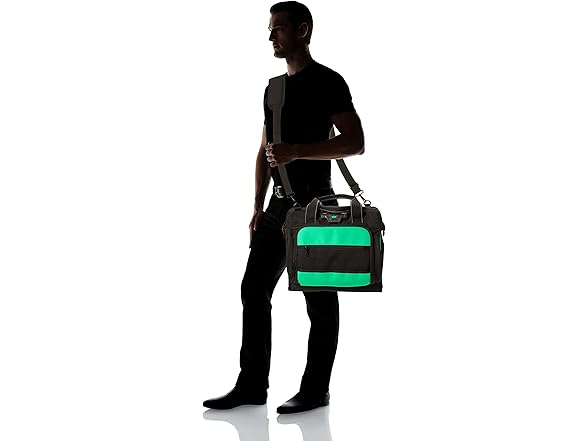 Amazon Basics Tool Sling Bag, Black, 40 Pock