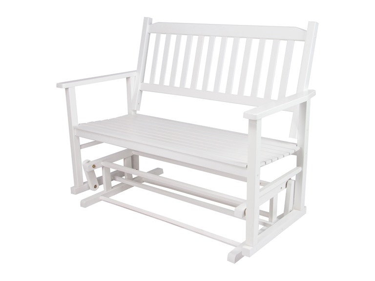 Shine Company 4215WT Torrey Outdoor Loveseat White