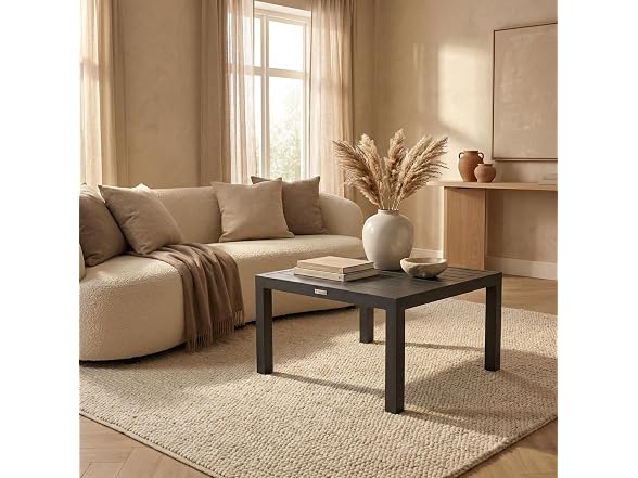 LeisureMod All-Weather Outdoor Coffee Table