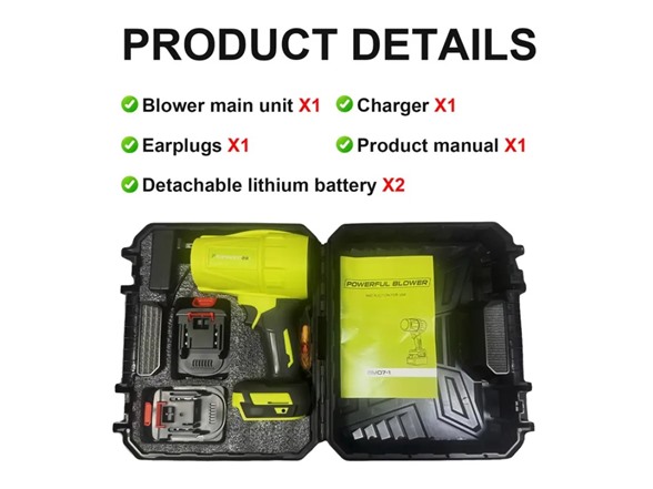 PROPOWERTOOL Brushless Leaf Blower