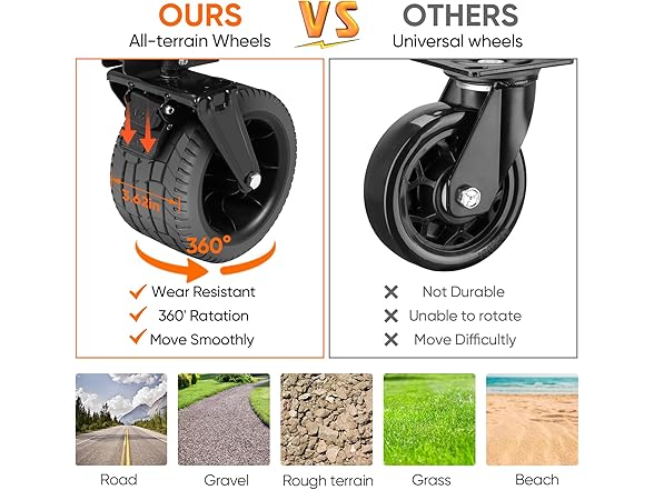 SHINLEYPACK Collapsible Wagon with Table