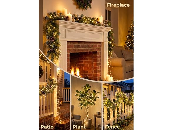 SmartDawn Fairy Lights Plug in 10FT