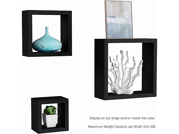 Lavish Home Floating Shelves, 3 Sizes