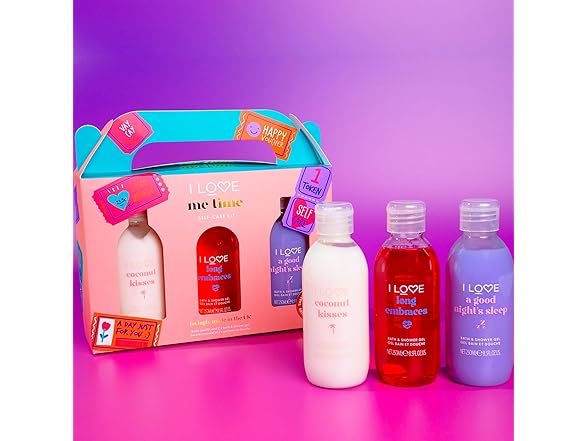 I Love I LOVE Me Time Pamper Pack - Self Care Kit - At Home