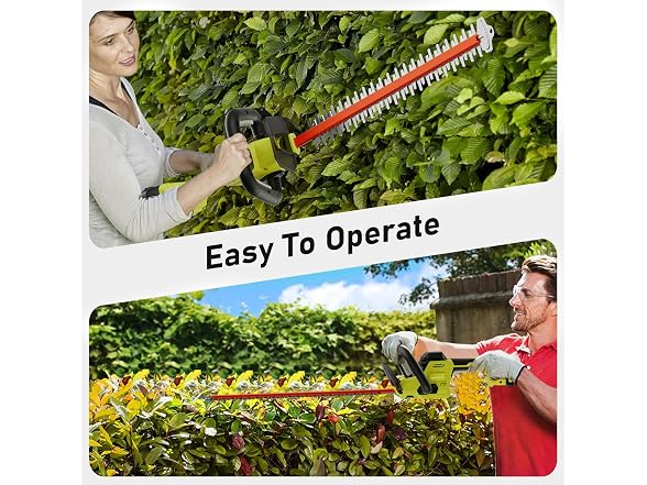KOMASTY 22 Inch Hedge Trimmer Cordless