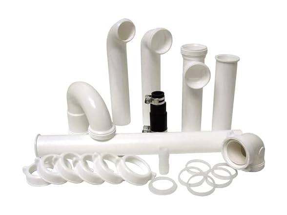 PlumbCraft 1.5-in. OD White Garbage Disposal Kit