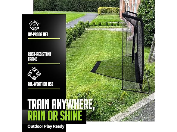 ZEALFEEL Golf Simulator Enclosure Net 8x8ft