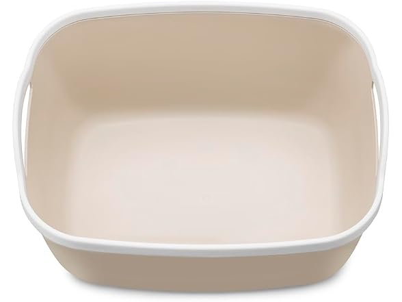 Whitmor 6-Pack Plastic Storage Bin Beige