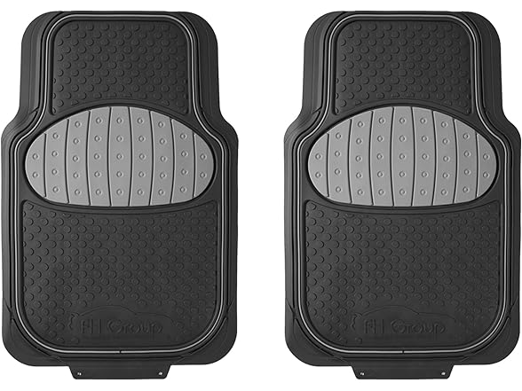 FH Group Car Floor Mats - Heavy-Duty Rubber Floor