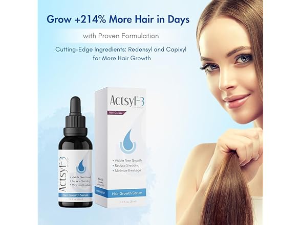 Actsyl-3 Hair Growth Serum with Redensy