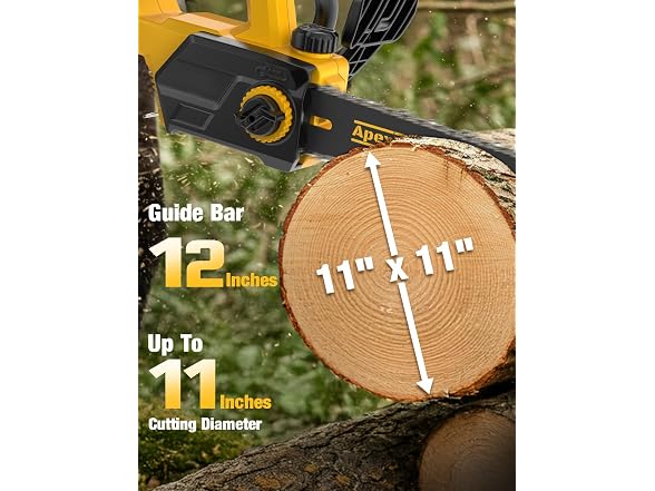 APEXPOWER 12" Brushless Electric Chainsaw
