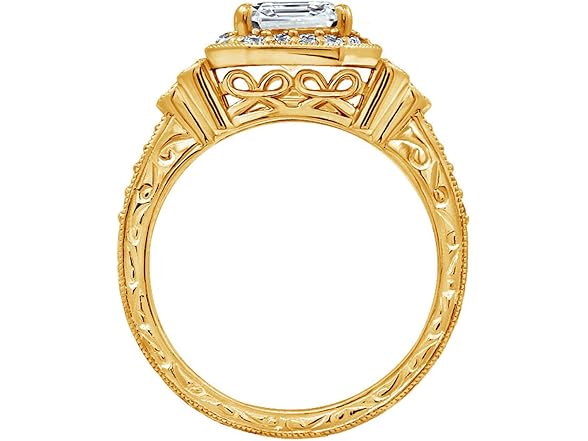 Amazon Essentials Women Yellow 23K Gold Ring
