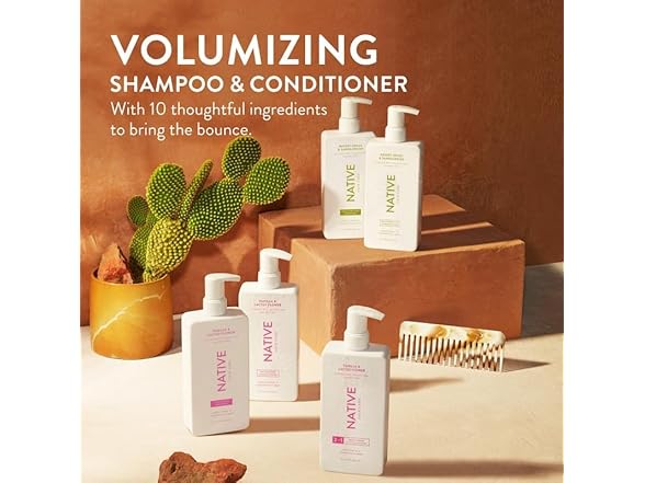 Native Vanilla & Cactus Flower Shampoo and Conditioner