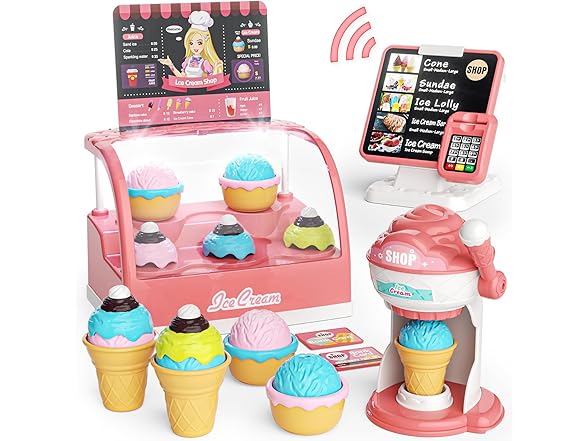 MUZREES Ice Cream Toys Set