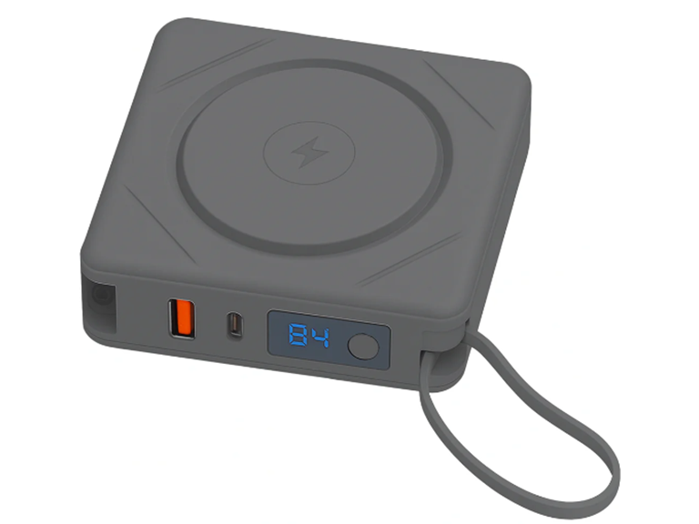 Uncaged Ergonomics PB-Carbon Wireless Charging Powerbank Ca