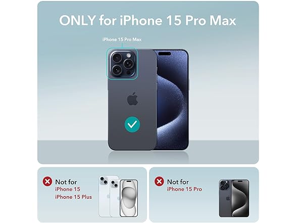 SCXVDSU Case for iPhone 15 Pro Max