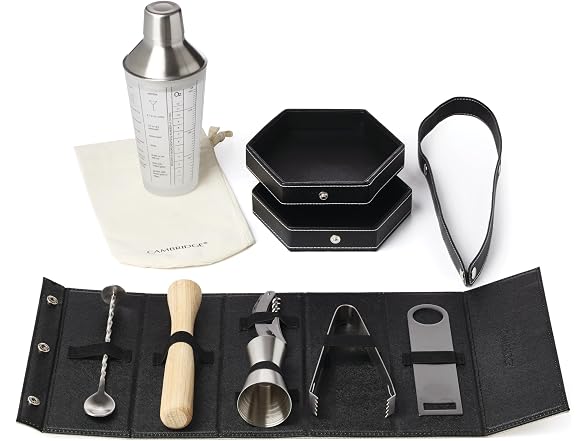 Cambridge Canvas Travel Bartender Kit