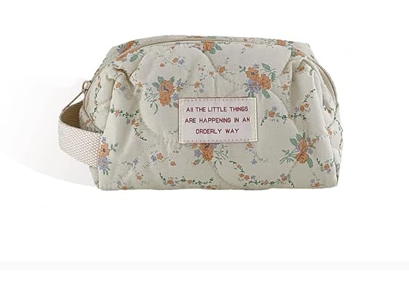 ZUCOLUS Floral Makeup Bag