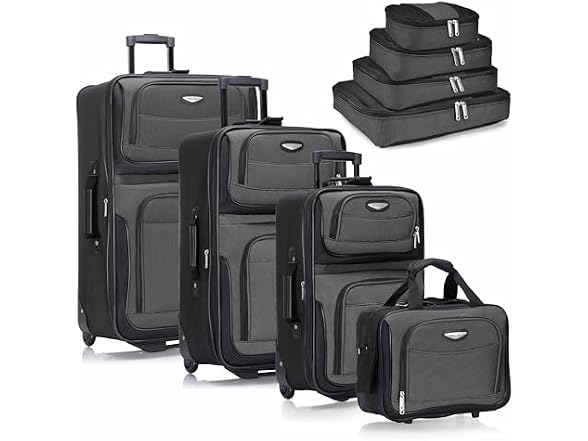 Travel Select Amsterdam Softside Luggage, 8-Piece Set (15/21/25/29)