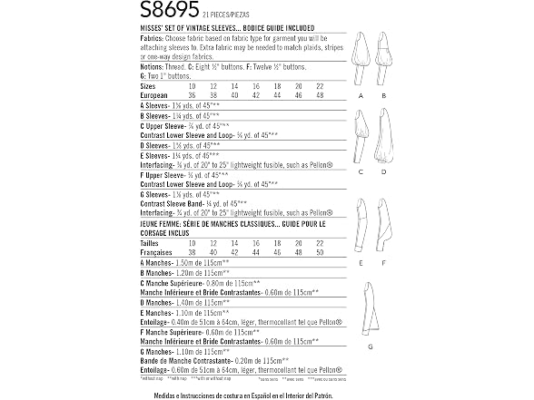Simplicity Patterns 10-12-14-1,