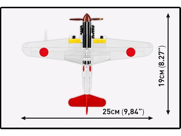 COBI WWII Kawasaki Ki-62 Hien Plane, 141 Pieces