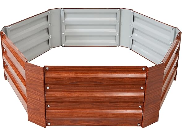 Sunnydaze 11.75" H Raised Metal Garden Bed