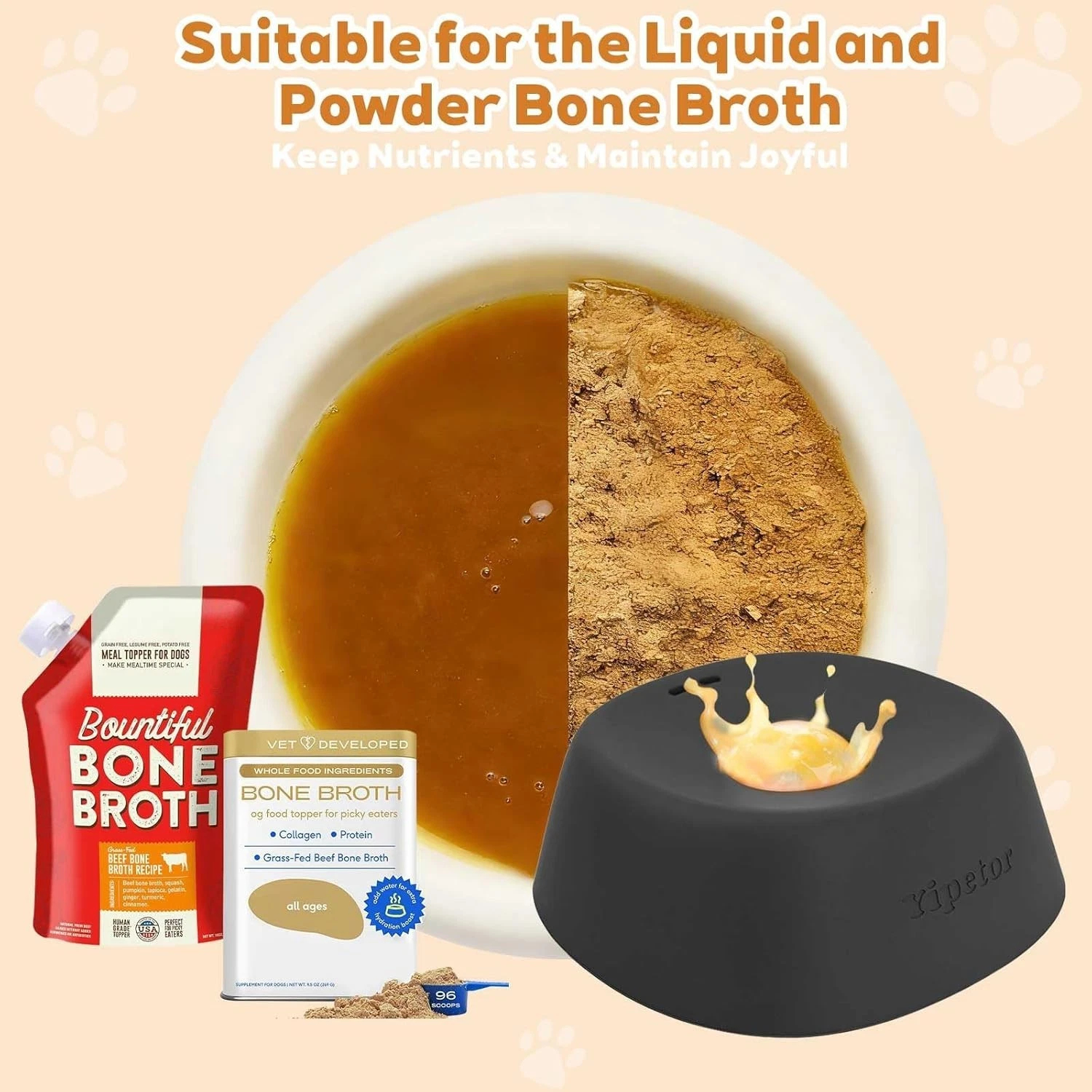 Slow Feeder Dog Bowl for Liquid Treats - Gallery 12