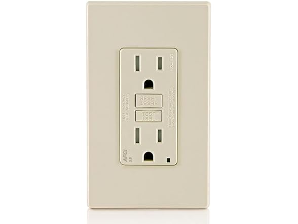 Leviton AFCI Outlet, 15 Amp
