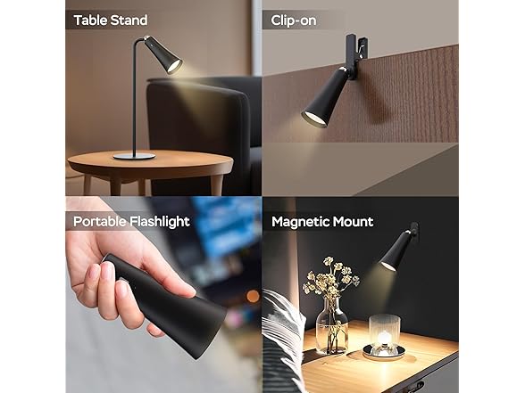 Arttty 4-in-1 Magnetic LED Desk Lamp