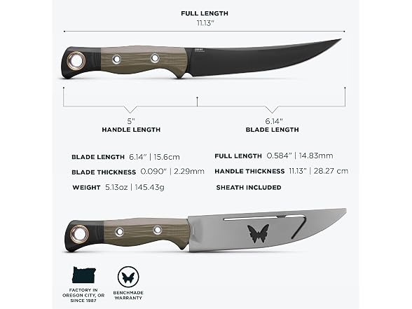 Benchmade Meatcrafter Knife - OD Green
