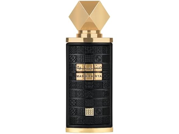 Lattafa Mashrabya Eau de Parfum Spray, 3.4 Ounce / 100 ml (Smoking Hot by Kilian Twist)