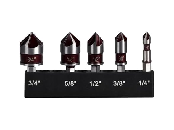 Funnytek AAP-Tool-142 5Pcs Countersink Bit