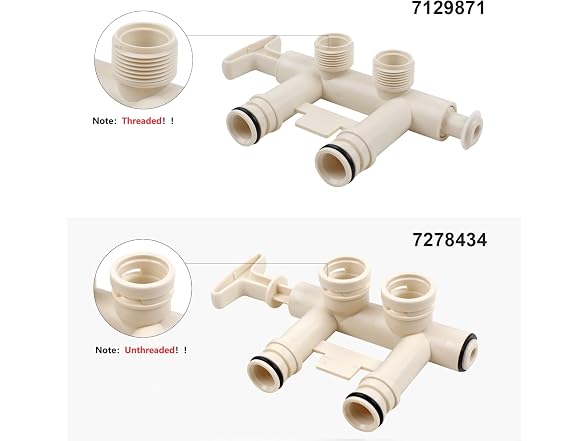 7345388 Water Softener Standard Bypass