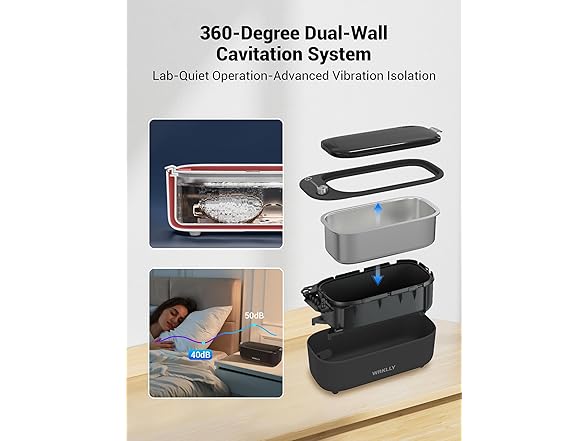 WRKLLY Ultrasonic Jewelry Cleaner