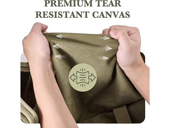 SHOWKOO Army Green 60L Duffle Bag