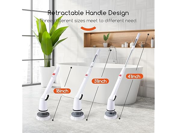 REECOO Cordless Electric Spin Scrubber