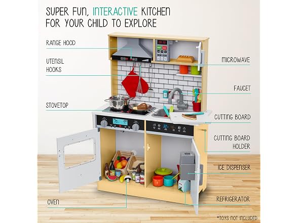 Small Kitchen Set Natural