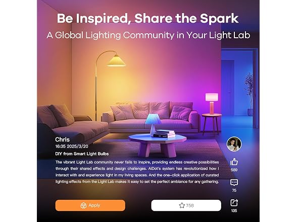 OREiN Matter Smart Bulbs A21 Alexa
