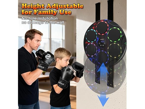Music Boxing Machine with Gloves