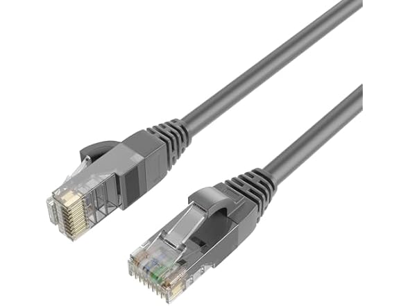 CAT6 Ethernet Cable 25ft Gray