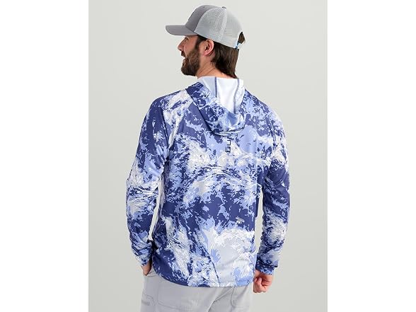 HUK Men's (2XL) Mens Pursuit Pattern Crew Long Sle