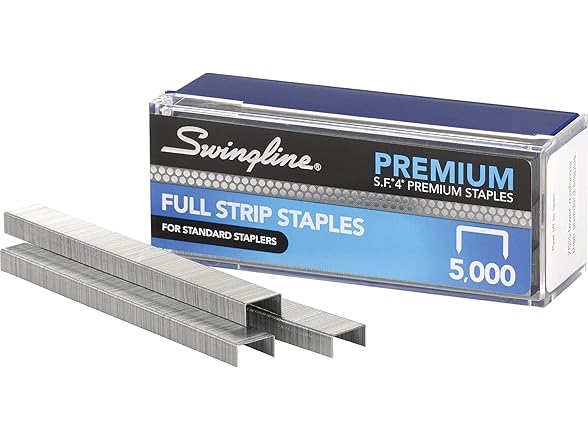 Swingline Staples, S.F. 4, Premium, 1/4 Inches Length