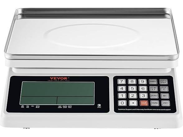 Industrial Counting Scale, 30 kg x 1 g, Digital