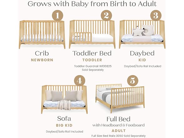 Delta Children Lulu 5-in-1 Convertible Crib