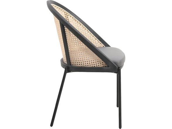 LeisureMod Urbane Wicker Dining Chair