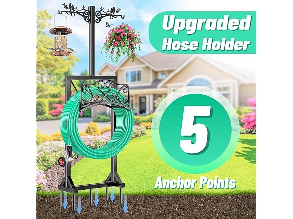 ODSNANIE Metal Garden Hose Holder