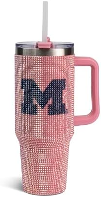 Memory Company NCAA Pink Bling Game Day Drinking Tumbler