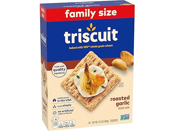 Triscuit Roasted Garlic 12.5oz