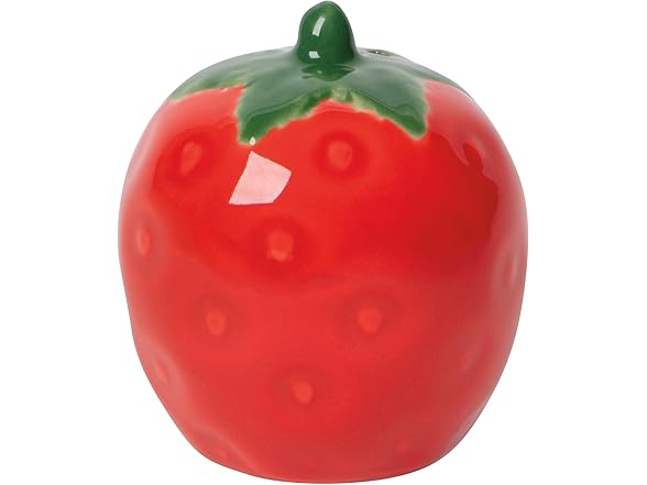 Jubilee Berry Sweet Salt and Pepper Stoneware Shakers 2 x 2 x 2.5in