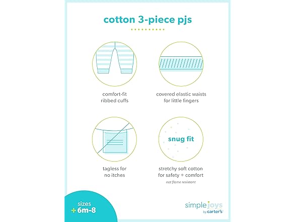 Simple Joys Holiday PJs (6-9M)